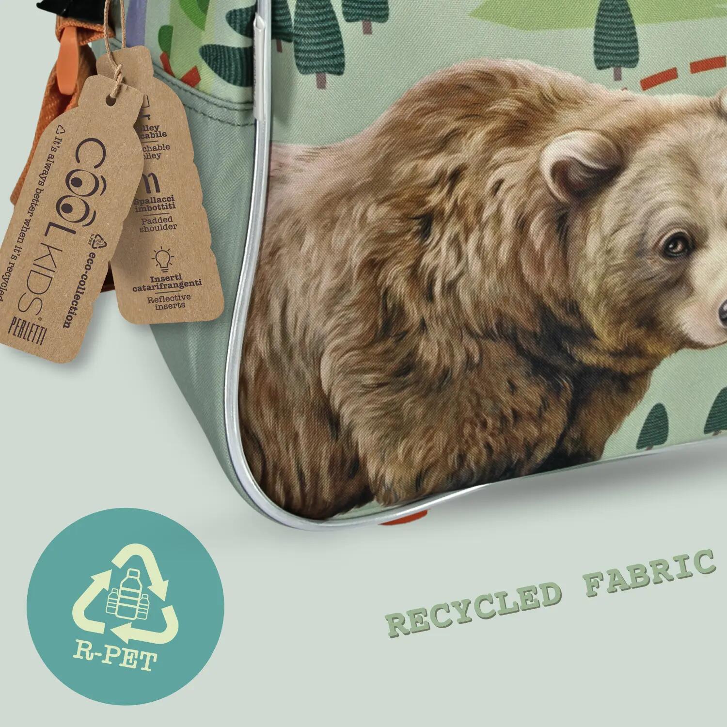Borsa Sportiva da Bambino Eco con Stampa Orso 5/5