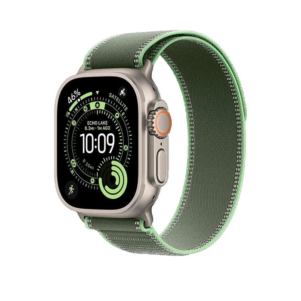 Bracciale Apple Watch Trail Loop Verde/Neon 2/3