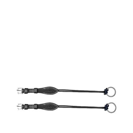 Mors Beris en cuir avec pièces de joues noires