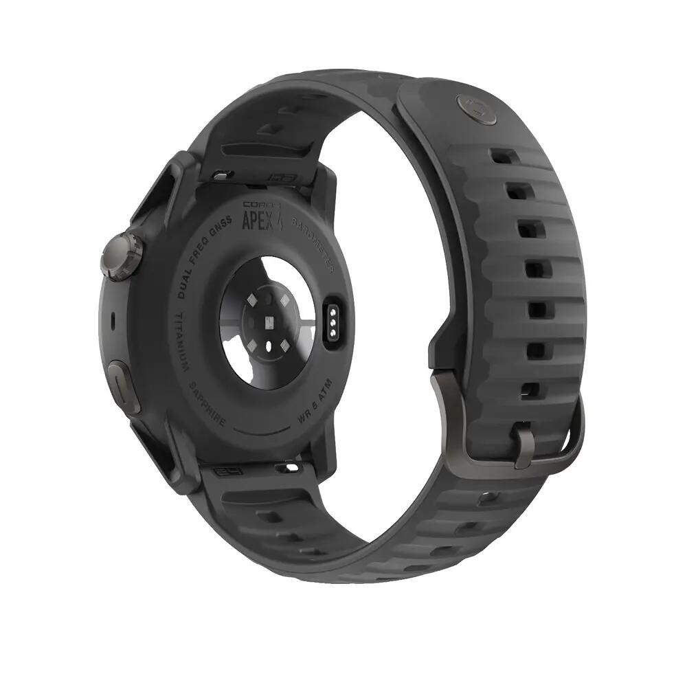 Reloj Deportivo GPS APEX 4 46mm Black running Negro Coros 4/5