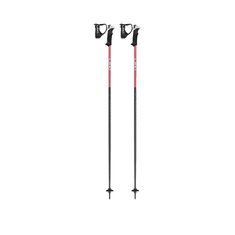 Skistokken - Ski - Dames - Stella S - Aluminium, ergonomisch - zwart/roze/wit 2/3