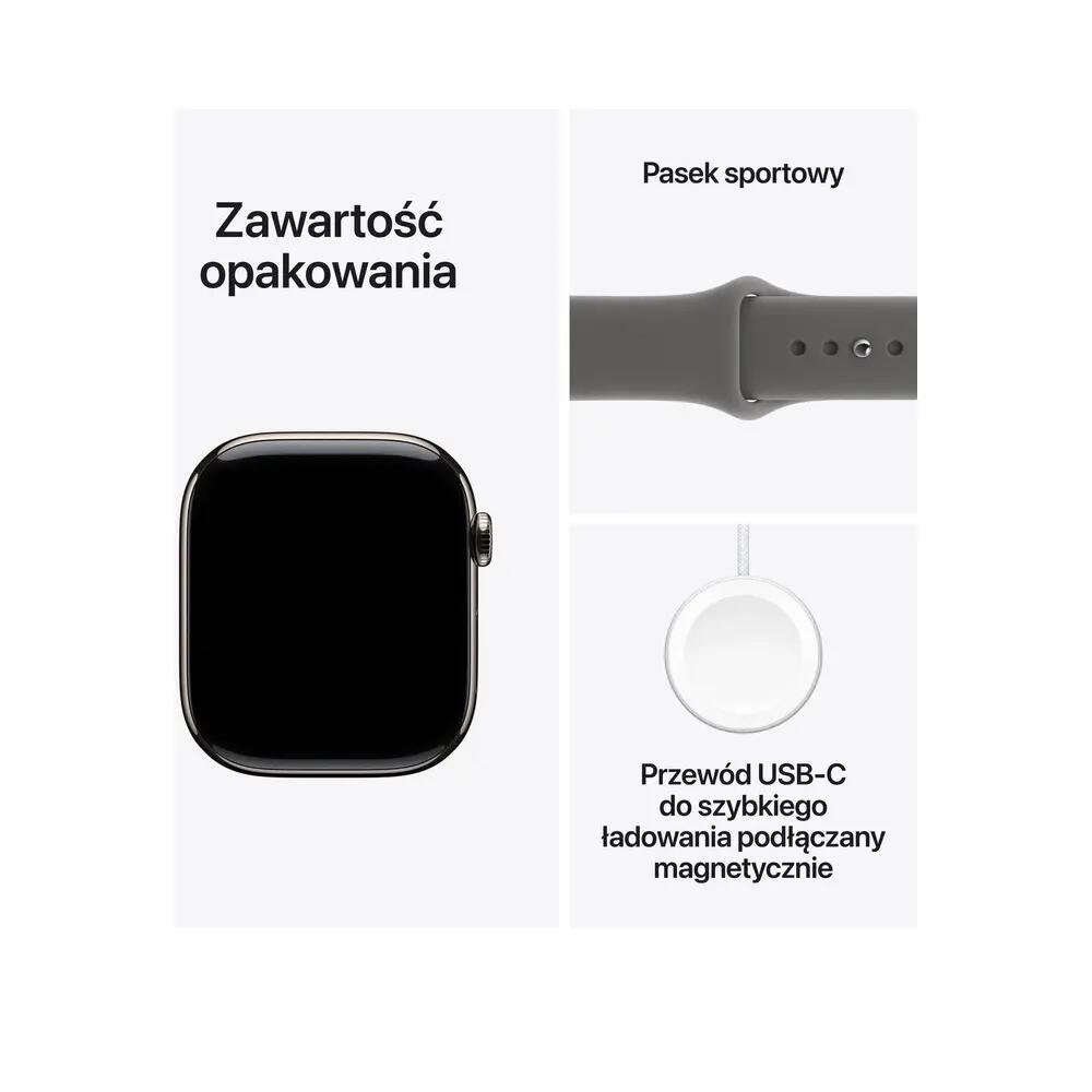 Montre connectée Apple Series 11 Titane/Gris Pierre 2/8