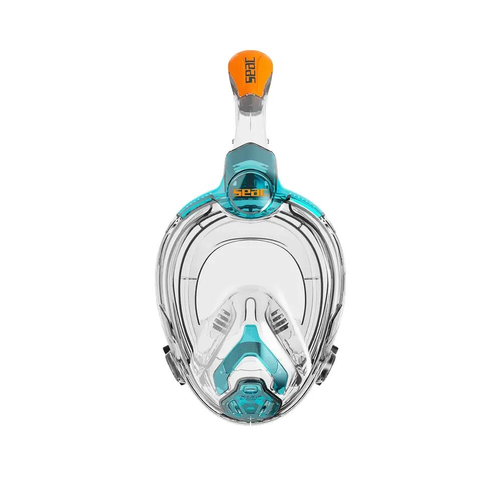 Seac Libera Junior Snorkelling Mask Blue/Orange 3/4