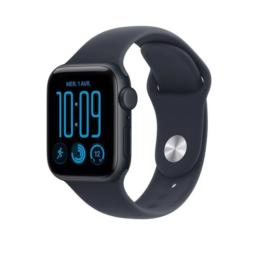 Montre connectée Apple SE 3 Aluminium Minuit Bande Sport Marine 1/1