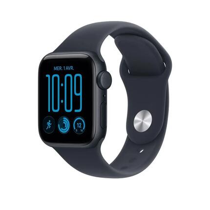 Montre connectée Apple SE 3 Aluminium Minuit Bande Sport Marine