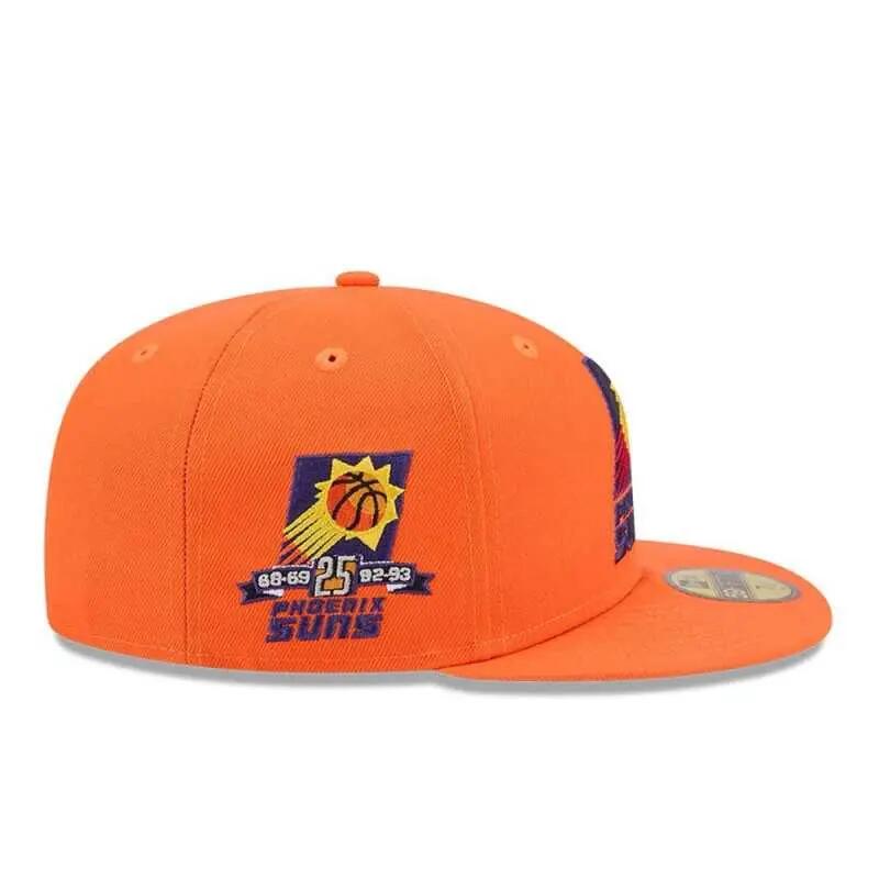 Casquette NBA Phoenix suns New Era Hardwood Classic 59FIFTY Orange 4/5
