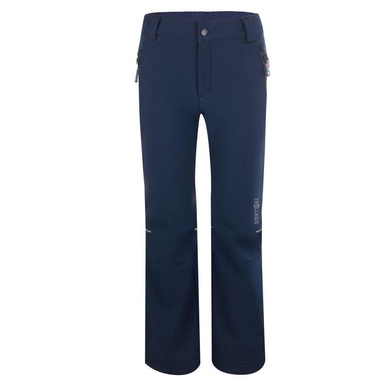 Pantalon softshell Hemsedal bleu marine pour enfants