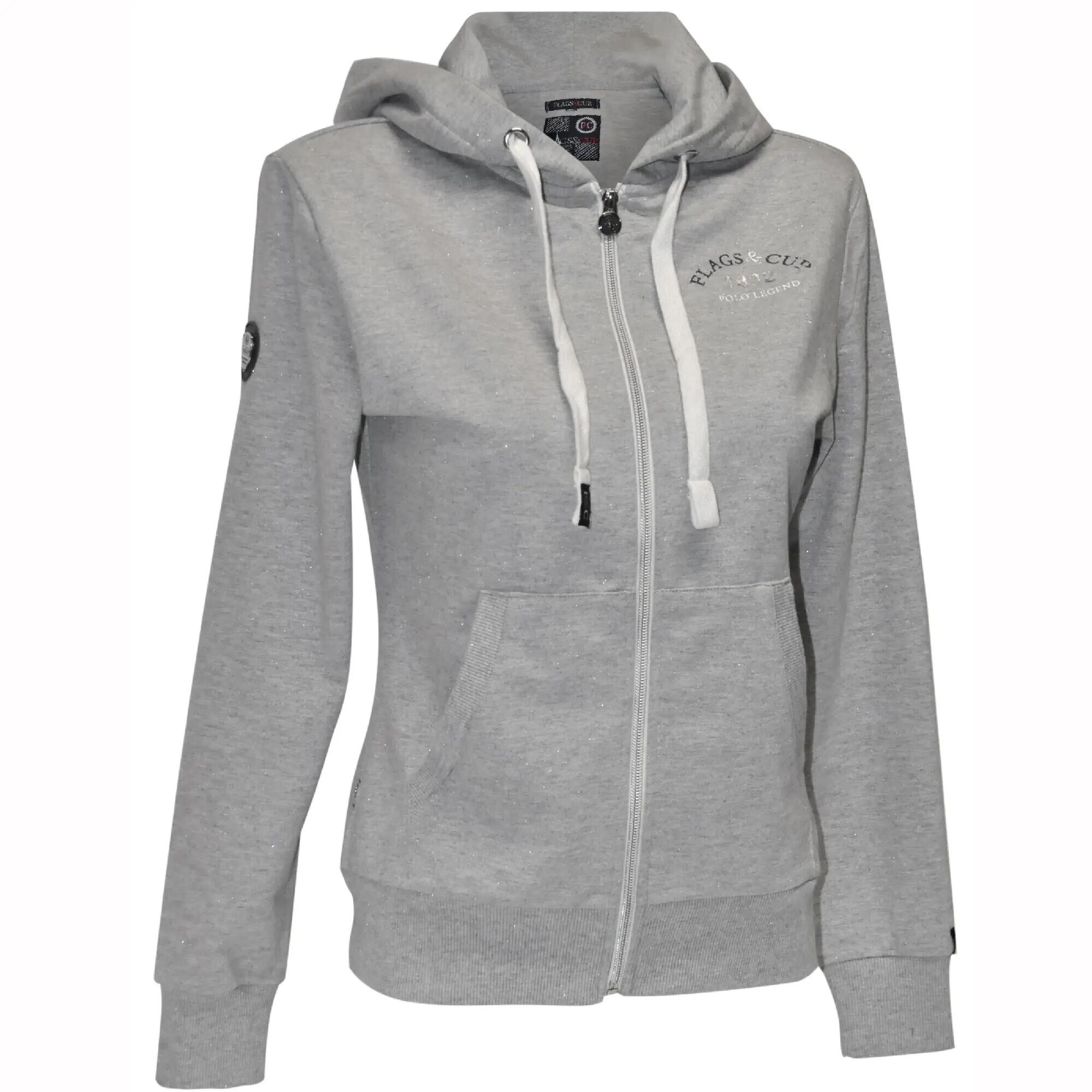 Felpa con cappuccio da donna Flags&Cup Ona 6/6