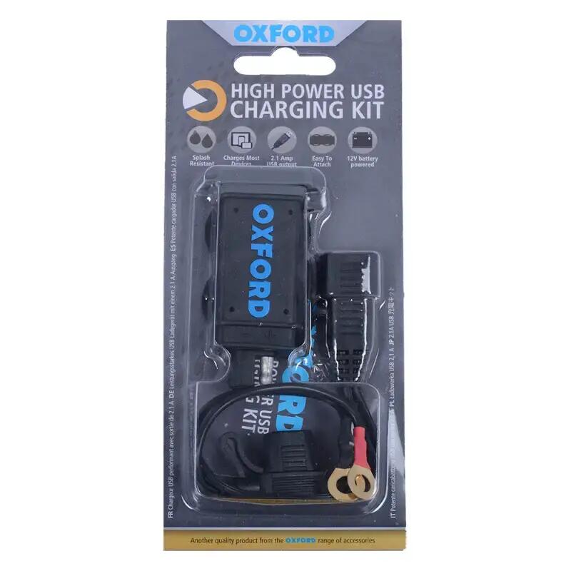 Charging kit with usb fuse Oxford 2.1Amp 2/2