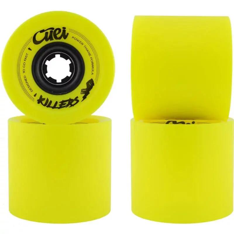 CUEI Wielen KILLERS 74mm/80A Yellow Black [x4] 3/3
