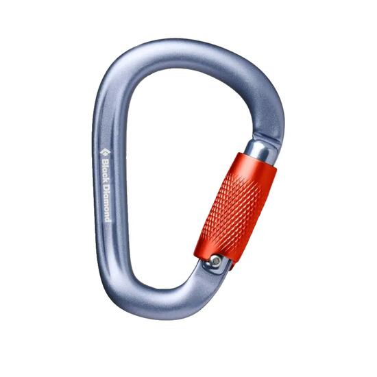 Carabine de grimpe Black Diamond Pearlock Twistlock Grise
