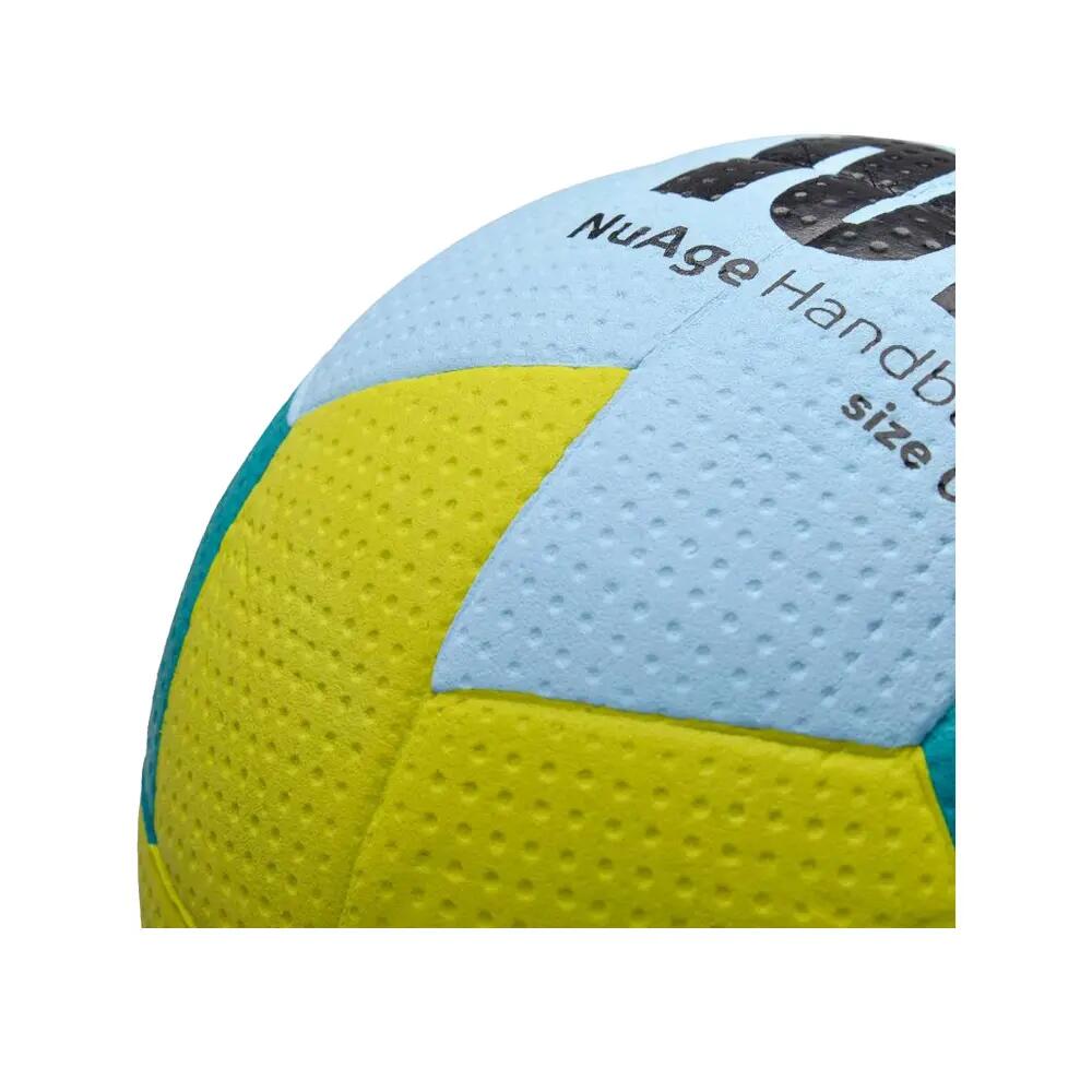 Ballon De Handball NUAGE Enfant (Bleu / Jaune) Court 6/10