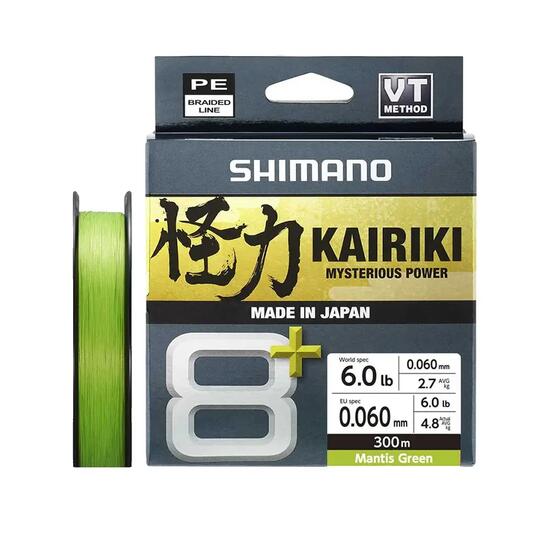 Żyłka wędkarska Shimano Kairiki 8+ Zielona