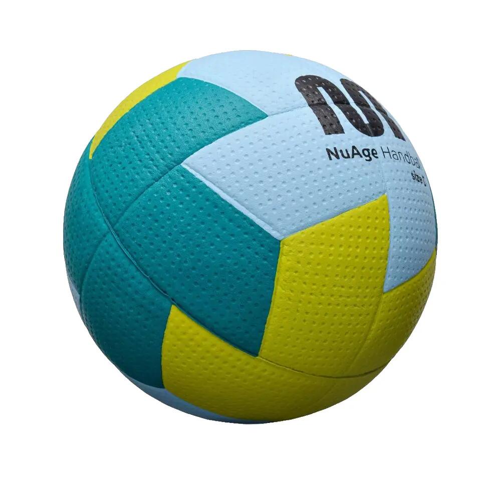 Ballon De Handball NUAGE Enfant (Bleu / Jaune) Court 7/10