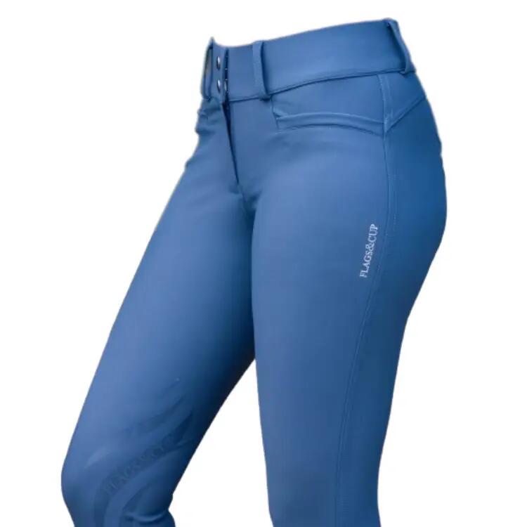Pantalon équitation femme mid grip Flags&Cup Oleron 4/6
