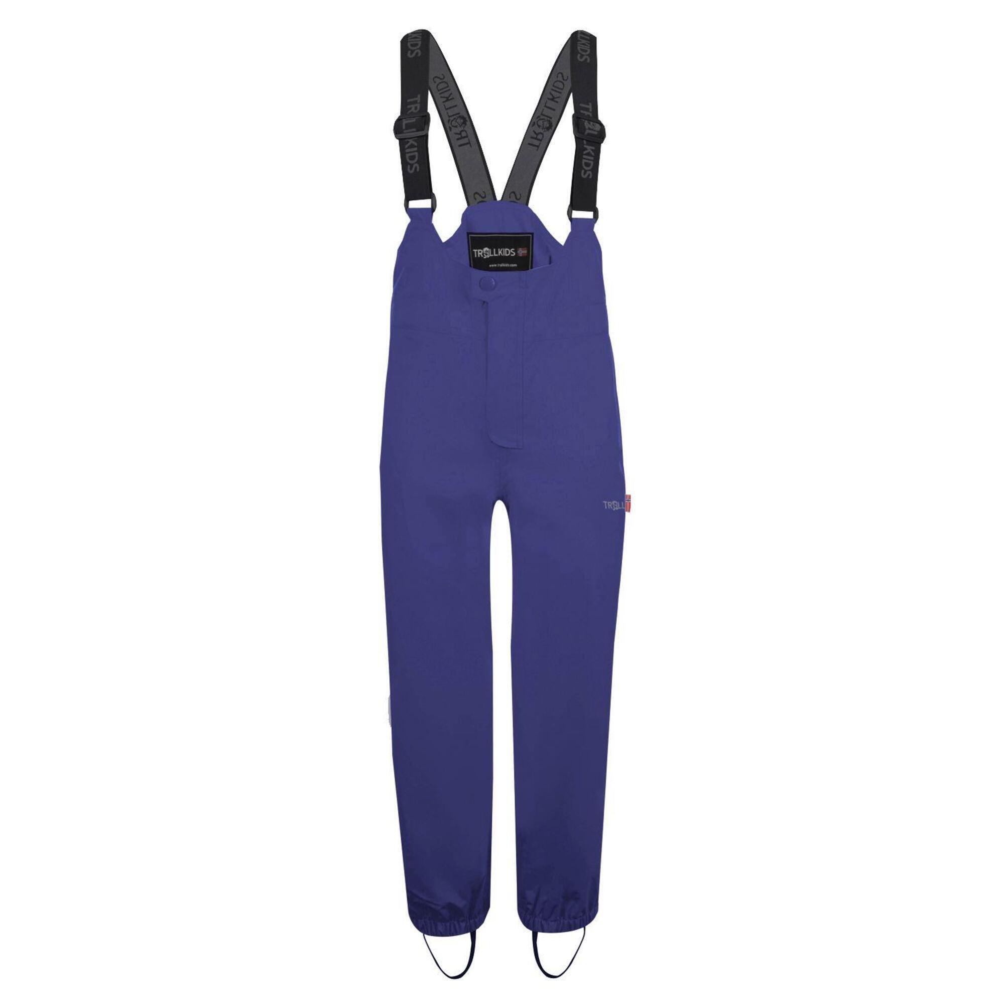 TROLLKIDS Kinder Trekking Hose Odda Dunkellila