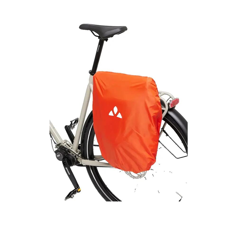Capa de chuva para bicicleta Vaude Laranja 2/3