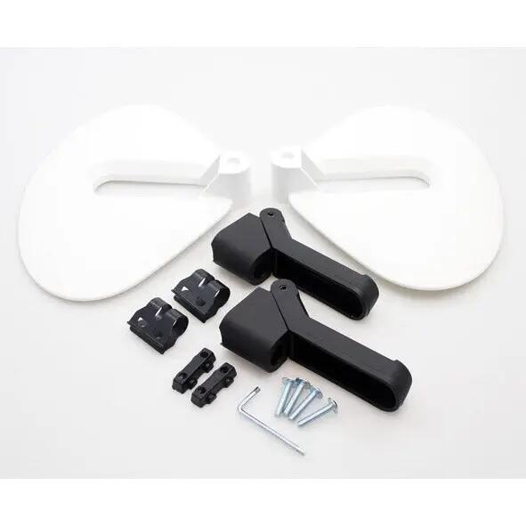 Pièce Siège Vélo Enfant Repose-Pieds Guppy Junior Blanc 2/2