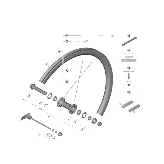 Roulement Shimano WH-R9200-C50-TU-F