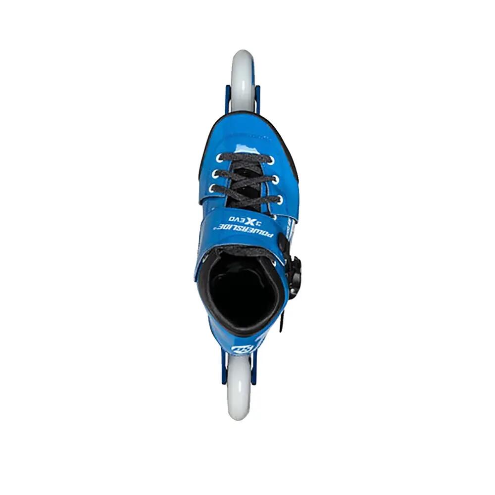 Roller Powerslide 3X Ajustável Evo Azul/Branco 4/5