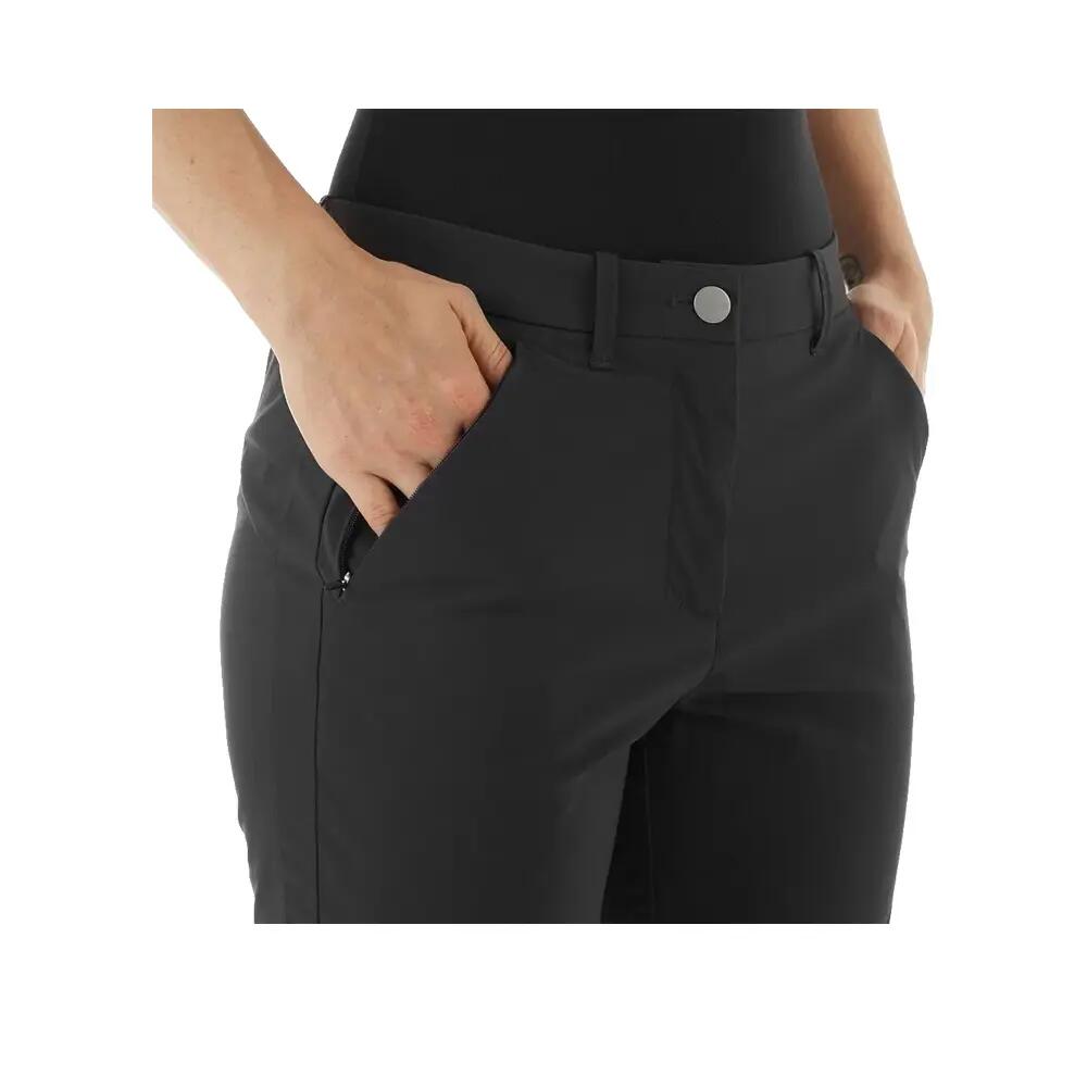 Wandelshorts Mammut Dames Zwart 4/4