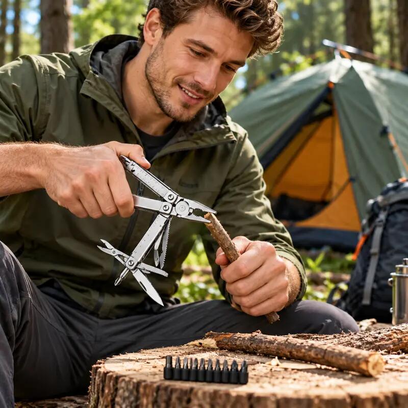 Multitool Survival Camping Outdoor Werkzeug Tool 12 Bits 5/5