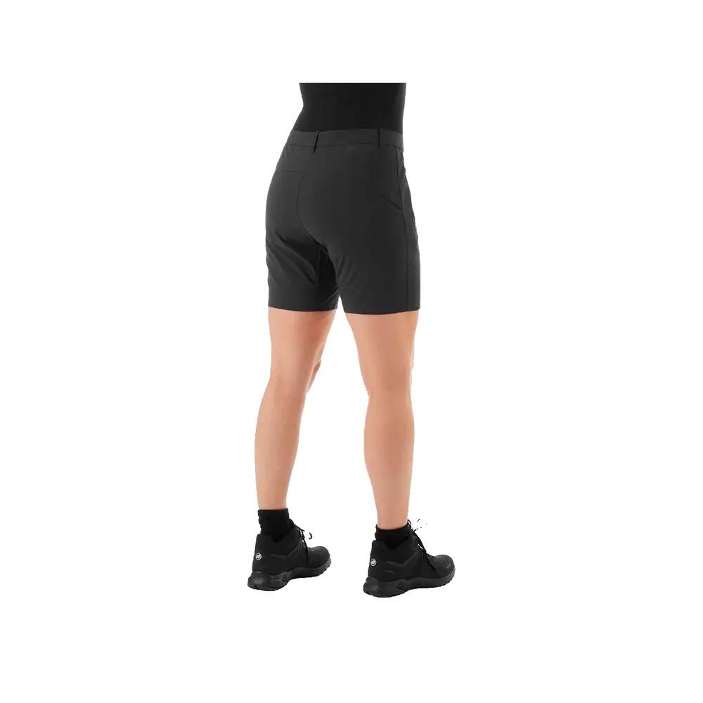 Wandelshorts Mammut Dames Zwart 3/4