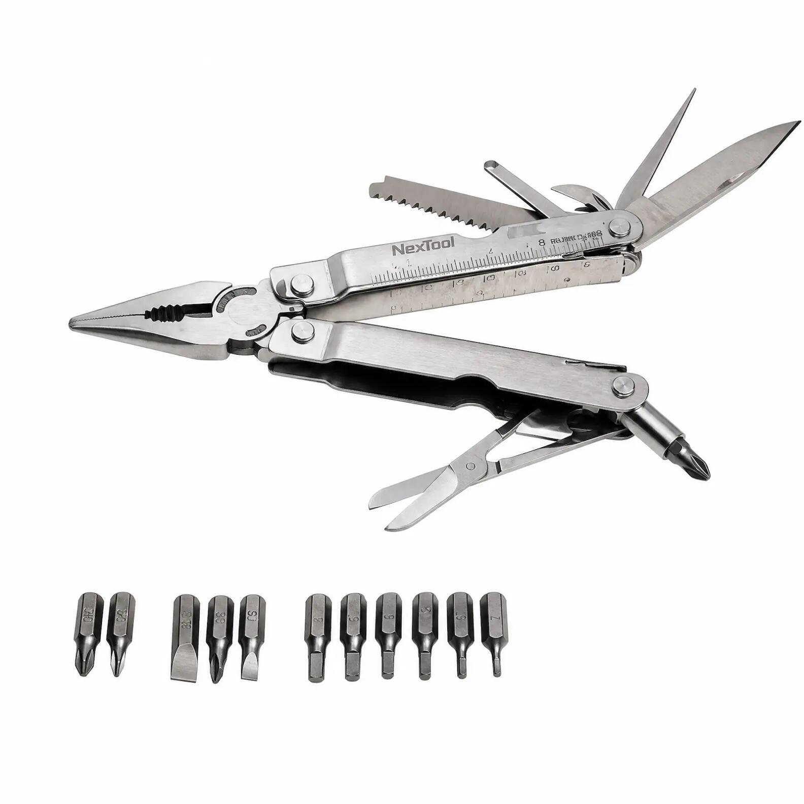 Multitool Survival Camping Outdoor Werkzeug Tool 12 Bits 4/5