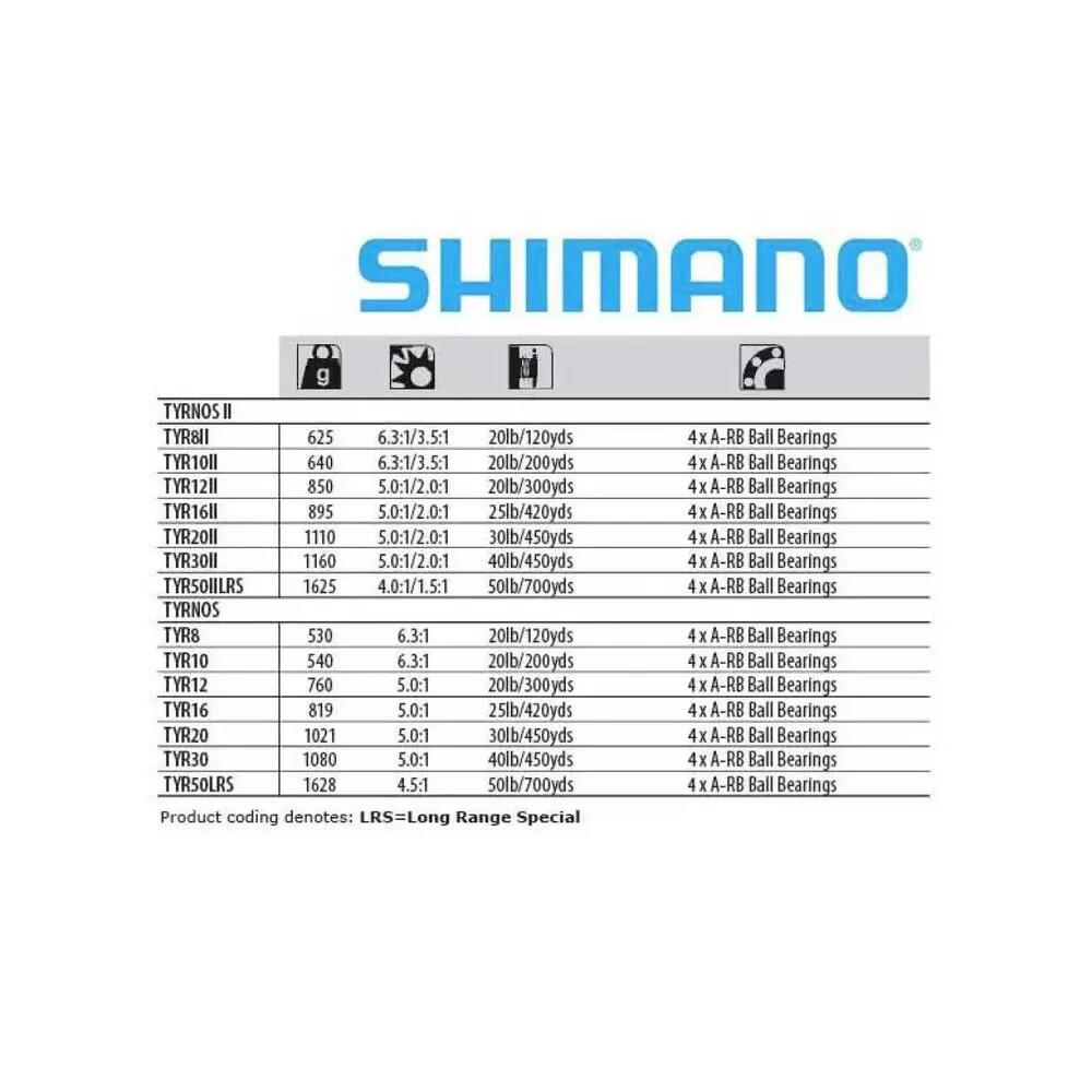 Moulinet de pêche Shimano Tyrnos Trolling 2/4