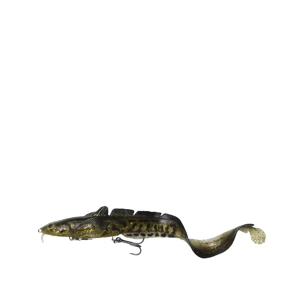 Appât souple Savage Gear 3D Burbot Verde 6/6