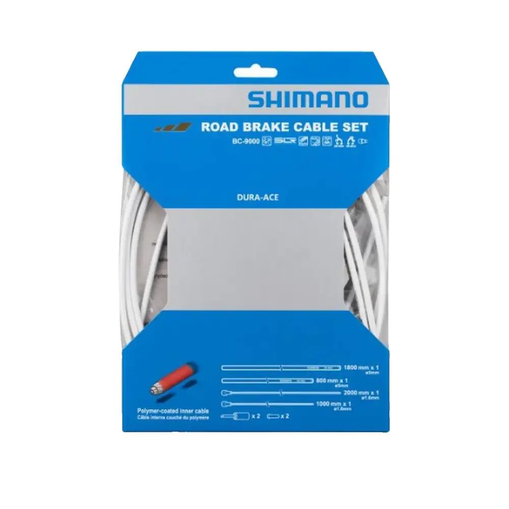 Zestaw kabli hamulcowych Shimano rte Biały 2/2