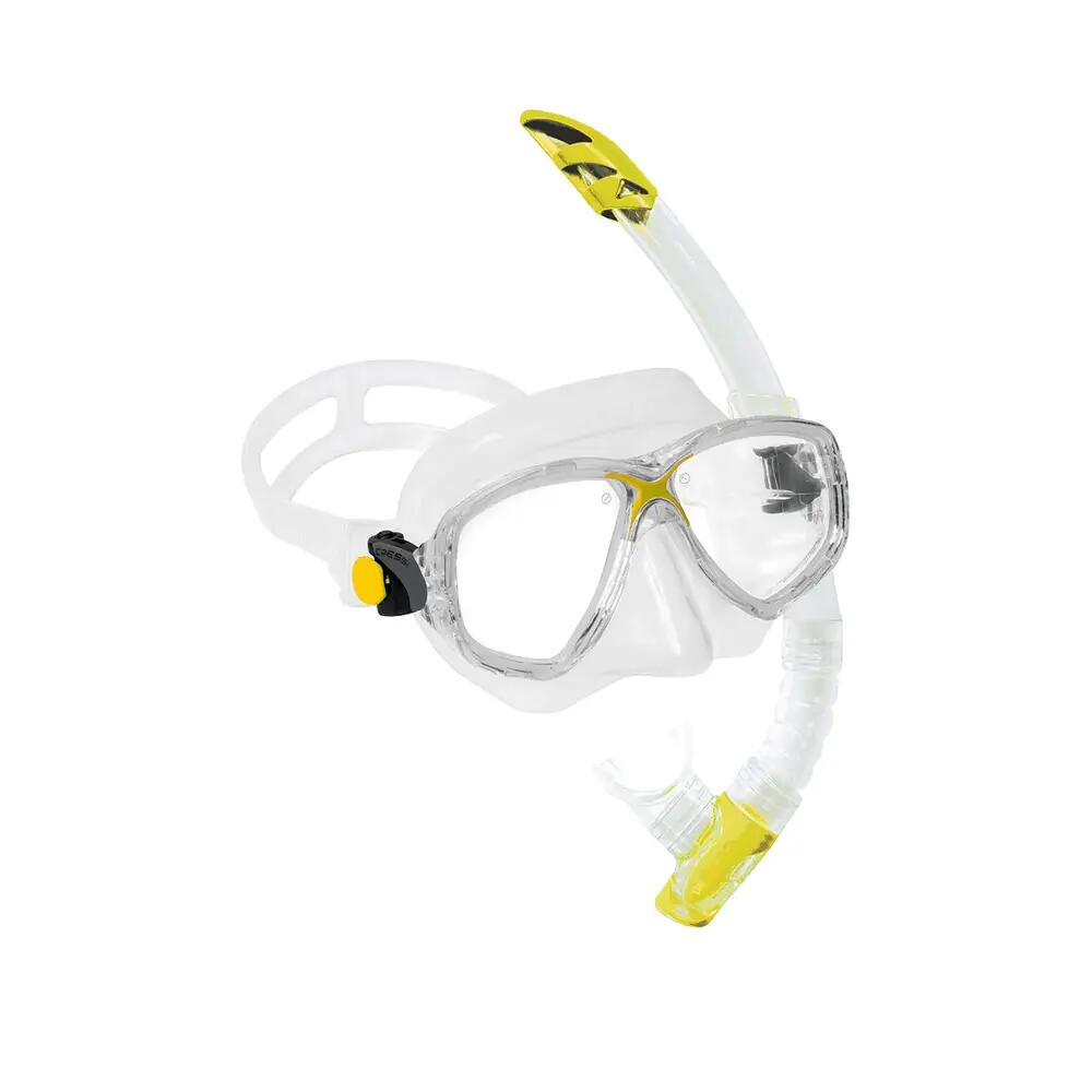 Set de snorkeling Cressi Marea VIP Transparente/Rosa 2/5