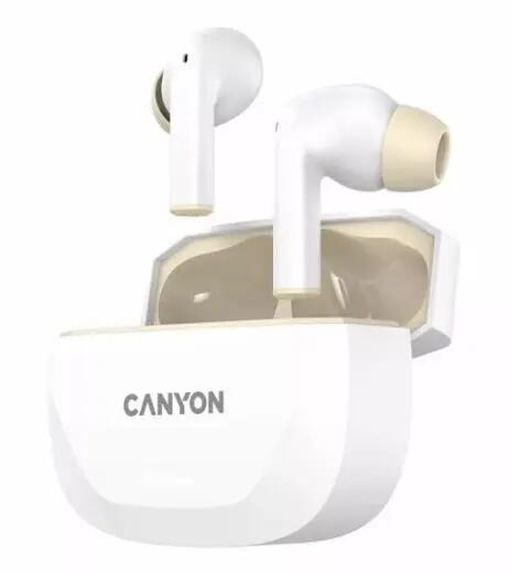 Draadloze oordopjes Canyon Hexagon 7 ANC ENC Wit Beige 3/3