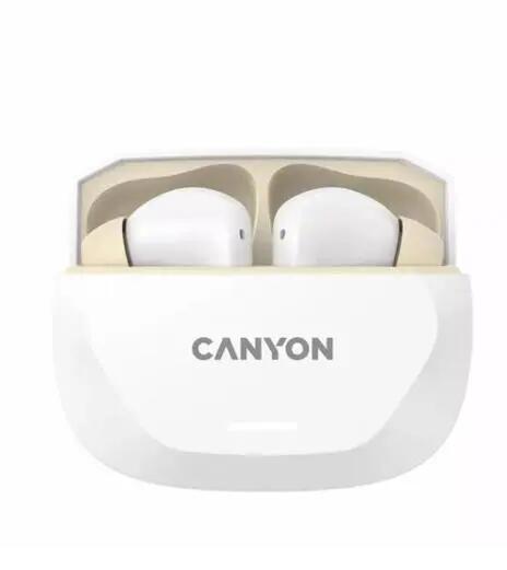 Draadloze oordopjes Canyon Hexagon 7 ANC ENC Wit Beige 2/3