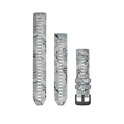 Garmin horloge band 20 mm grijze camouflage siliconen