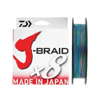 Filo da pesca intrecciato Daiwa J-Braid 8 Multicolore