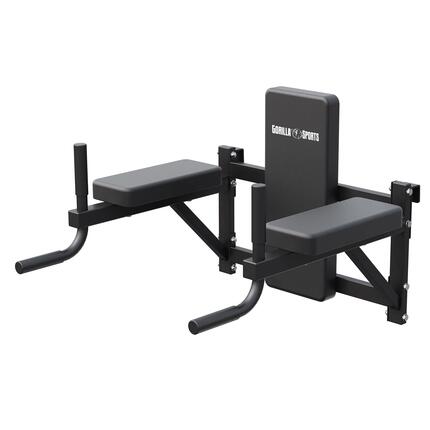 Sprossenwand mit Klimmzugstange, Dip Barren und Hantelbank, bis 200 kg