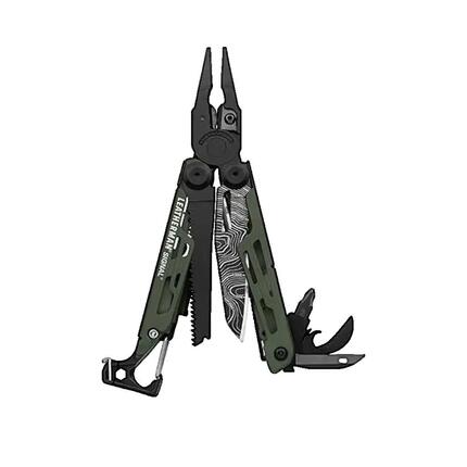 Outil multifonction Leatherman Signal 19 outils Vert