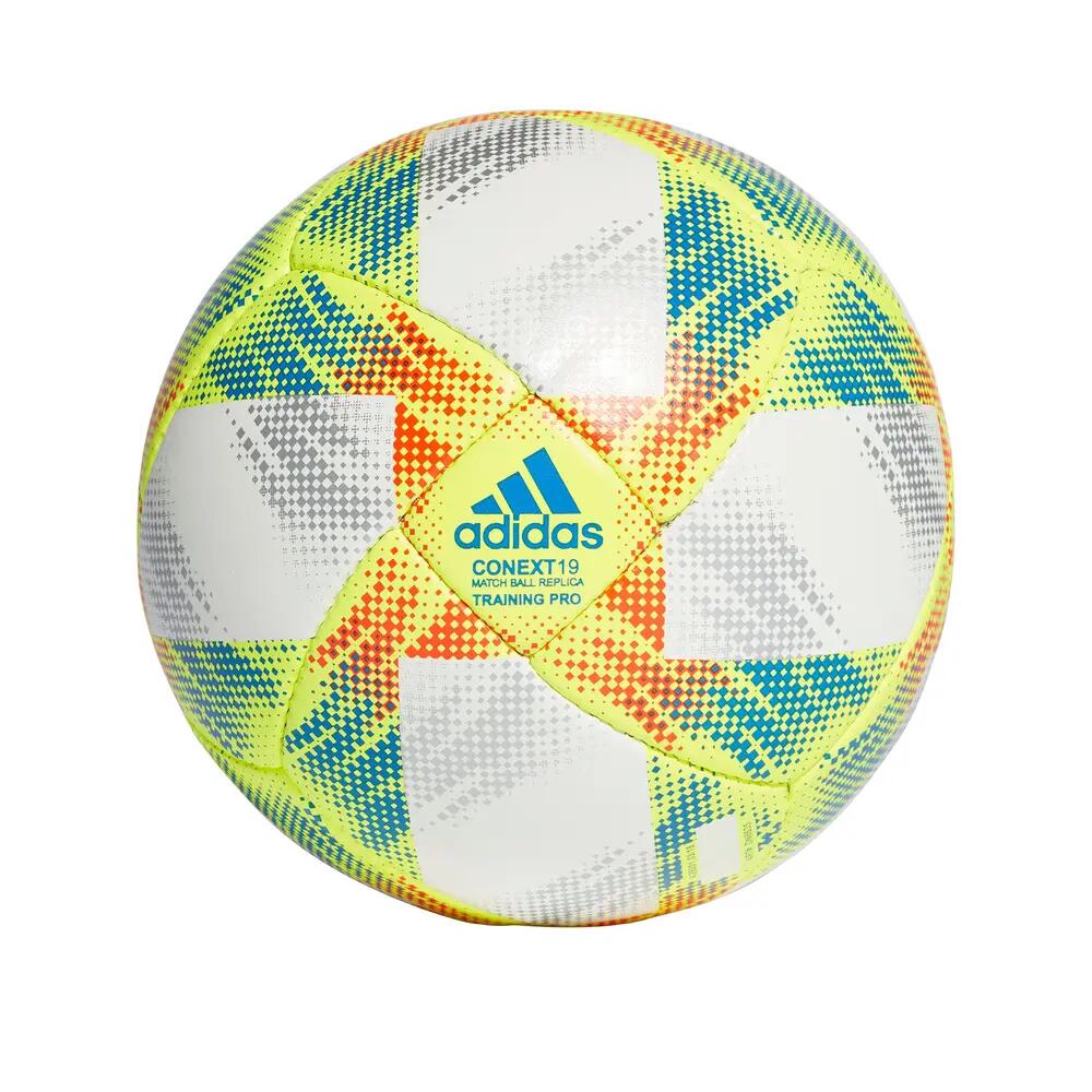 Ballon de football Adidas Conext19 Trnpro Couleur blanche/jaune/rouge 6/6
