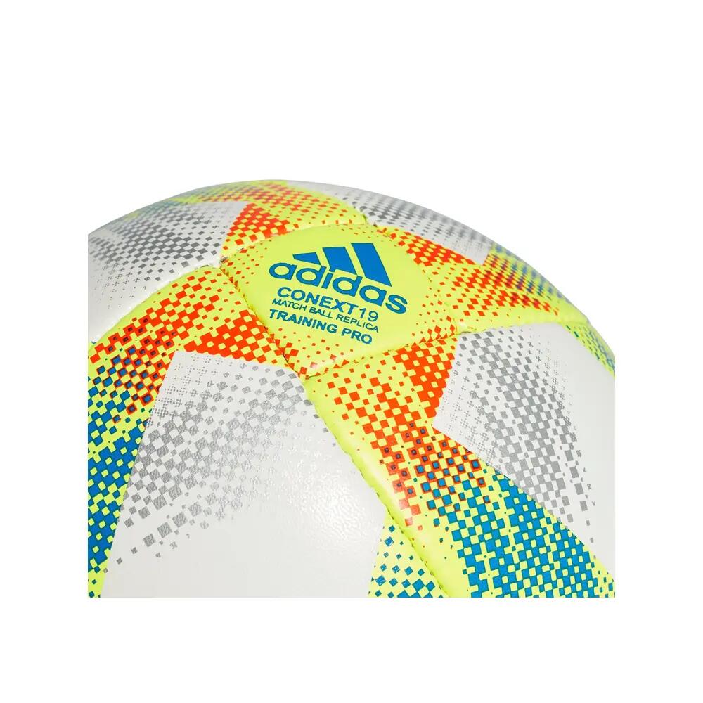 Ballon de football Adidas Conext19 Trnpro Couleur blanche/jaune/rouge 4/6