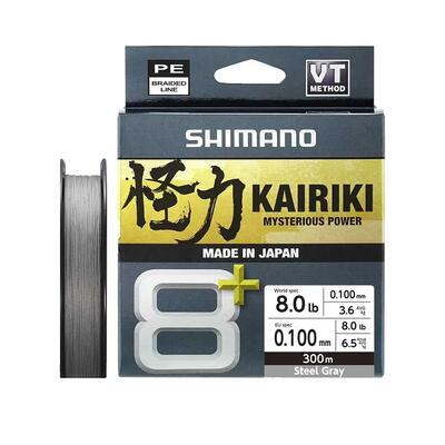 Filo da pesca intrecciato Shimano Kairiki 8+ 300m