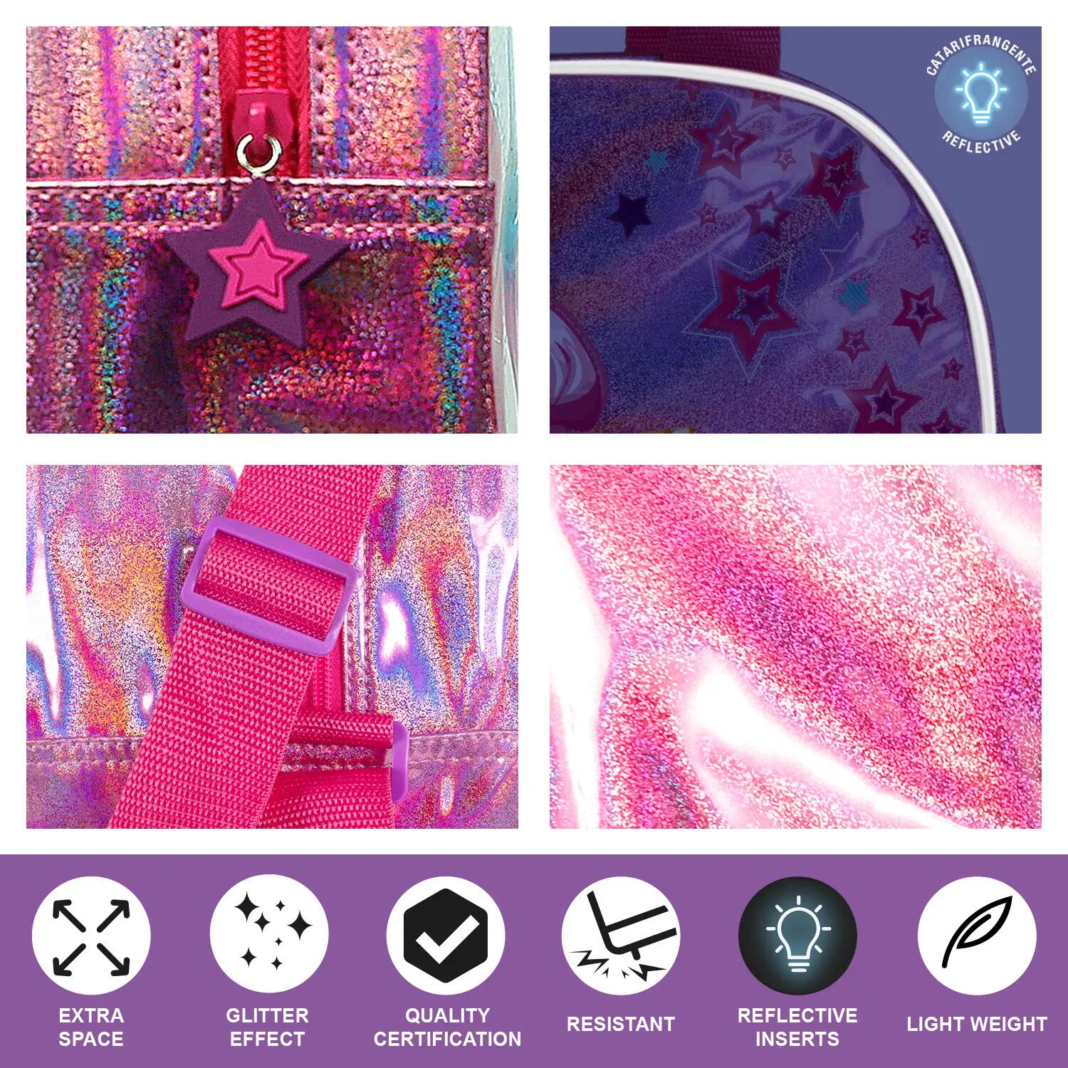 Borsa Sportiva da Bambina con Stampa Unicorno 4/5