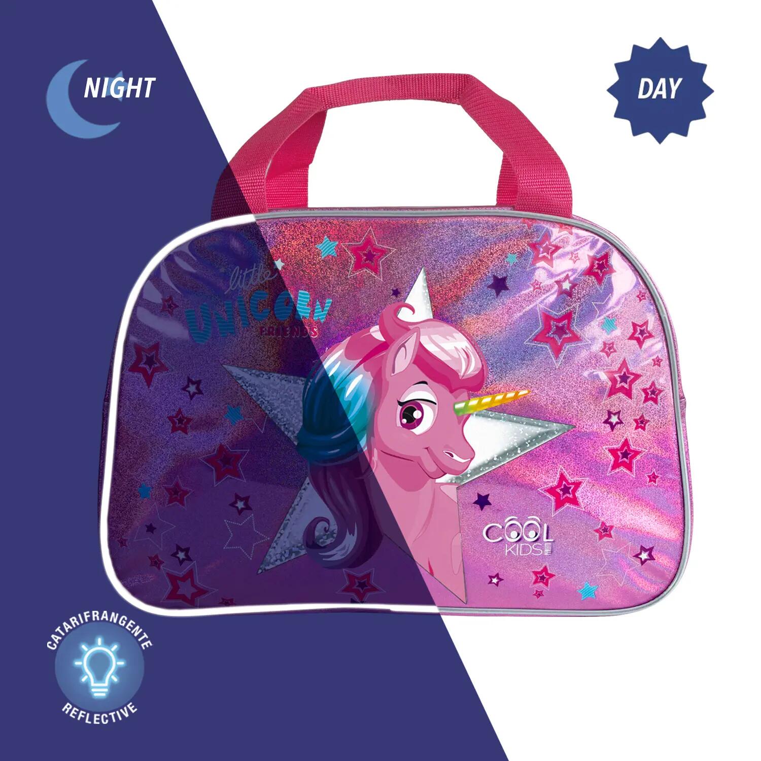 Borsa Sportiva da Bambina con Stampa Unicorno 3/5