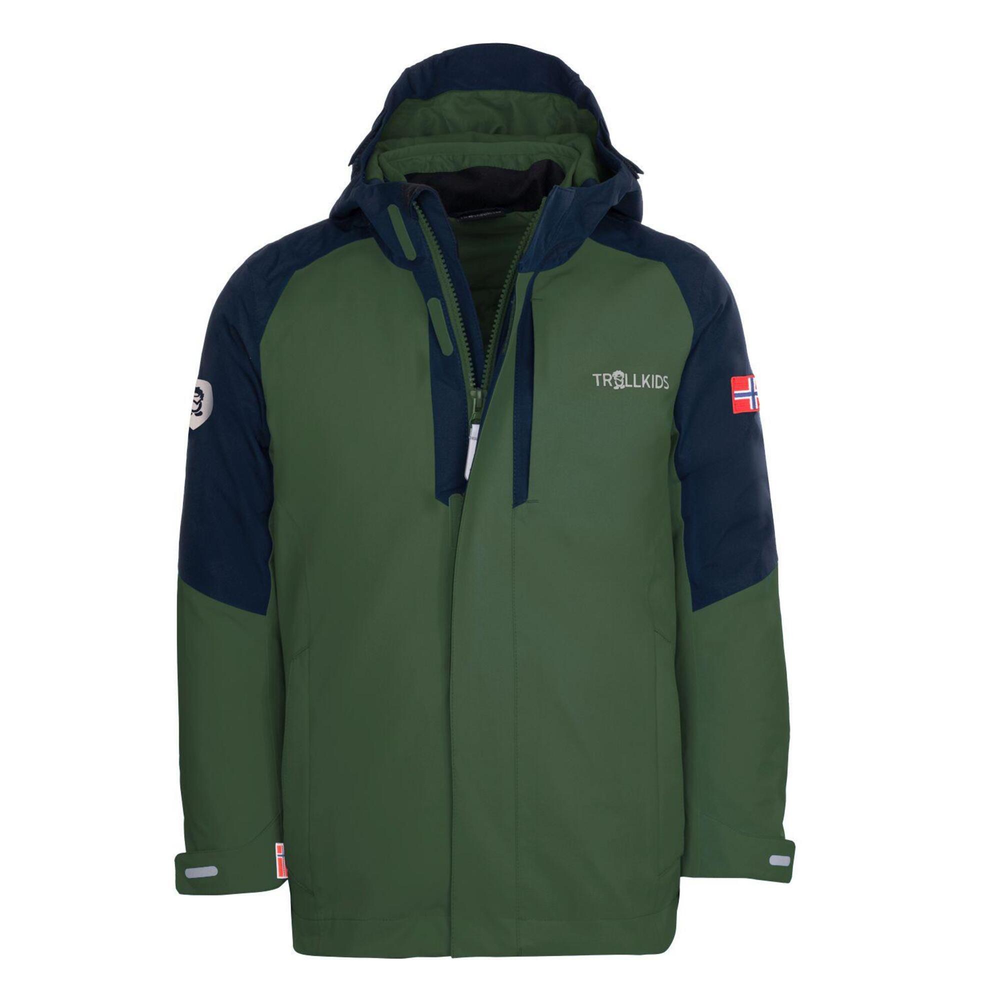 Skanden Kids 3in1 Jacket Navy/Green