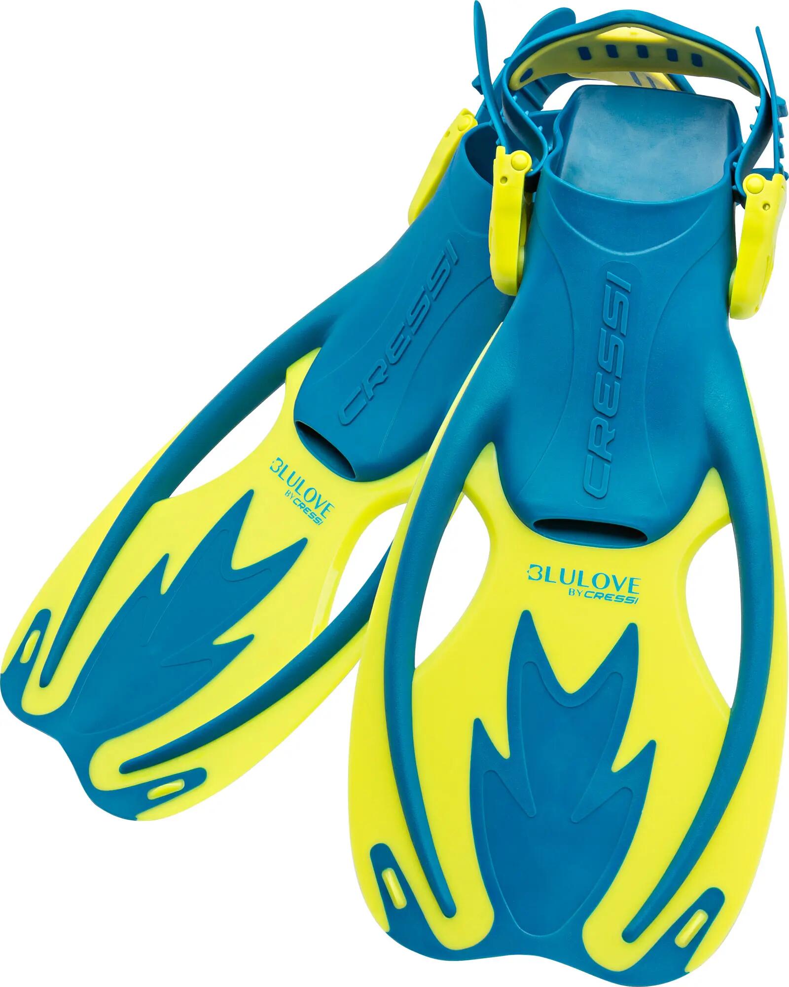 Palmes de plongée Cressi Rocks Enfant Azul/Amarelo 2/5
