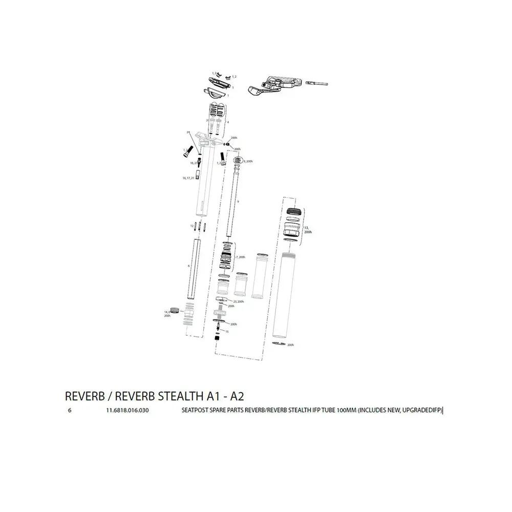 Tube IFP RockShox pour Reverb et Reverb Stealth 2/2