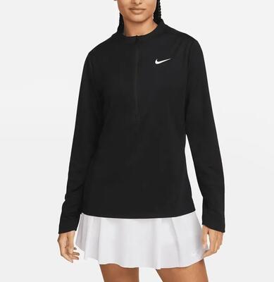 Maglia da golf da donna Nike DF UV Advantage nera