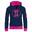 Sweat à capuche enfant Sortland marine/magenta