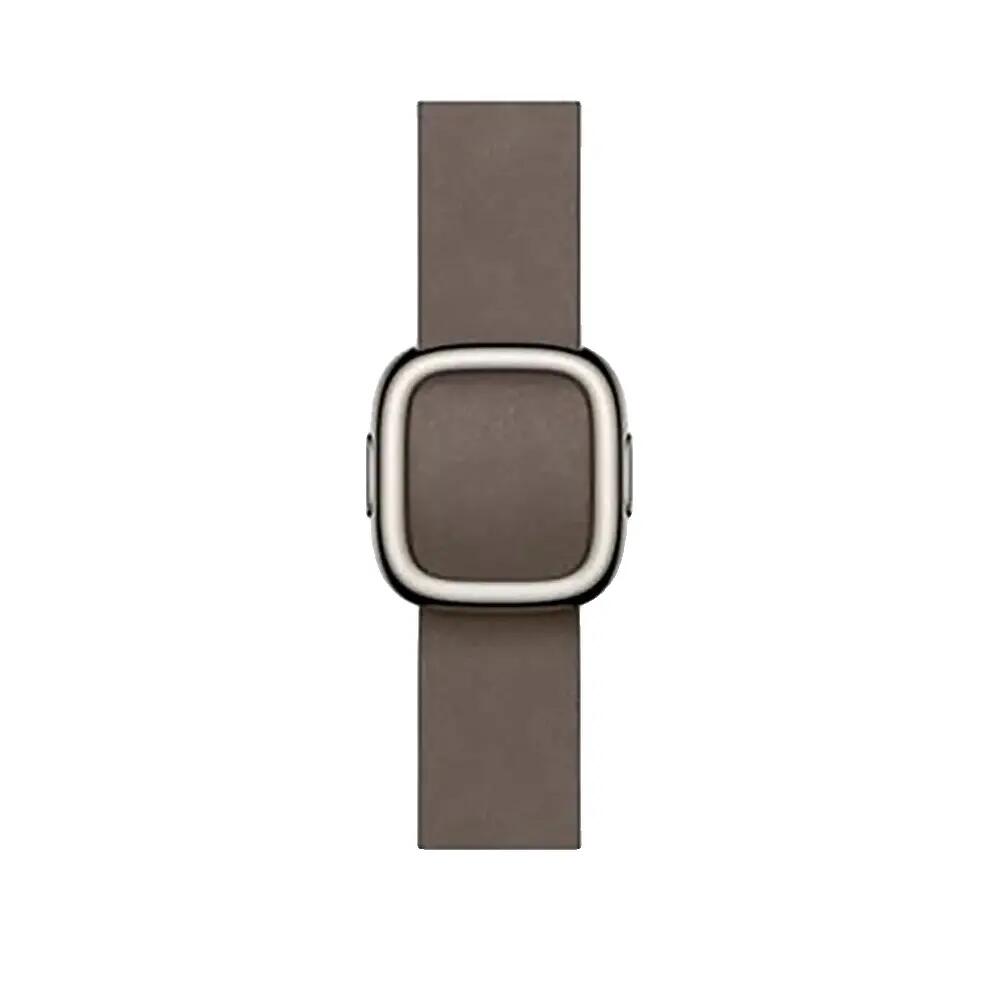 Apple Modern Buckle Band Donker Taupe 1/3