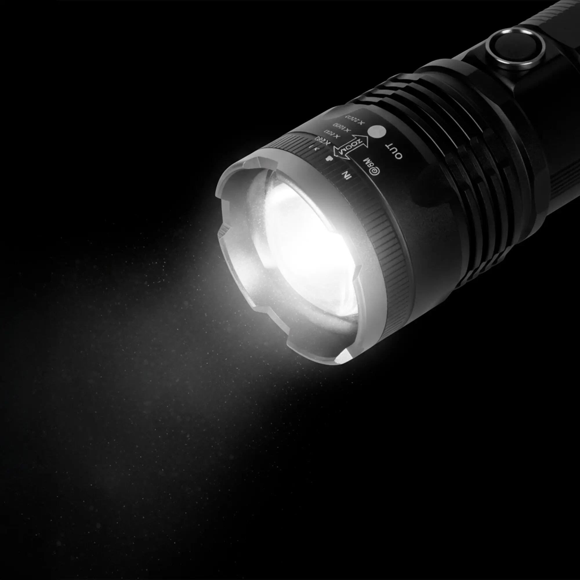 Latarka aluminiowa akumulatorowa LED 20 W Rebel IP65 ZOOM 2000 lm USB-C 6/7